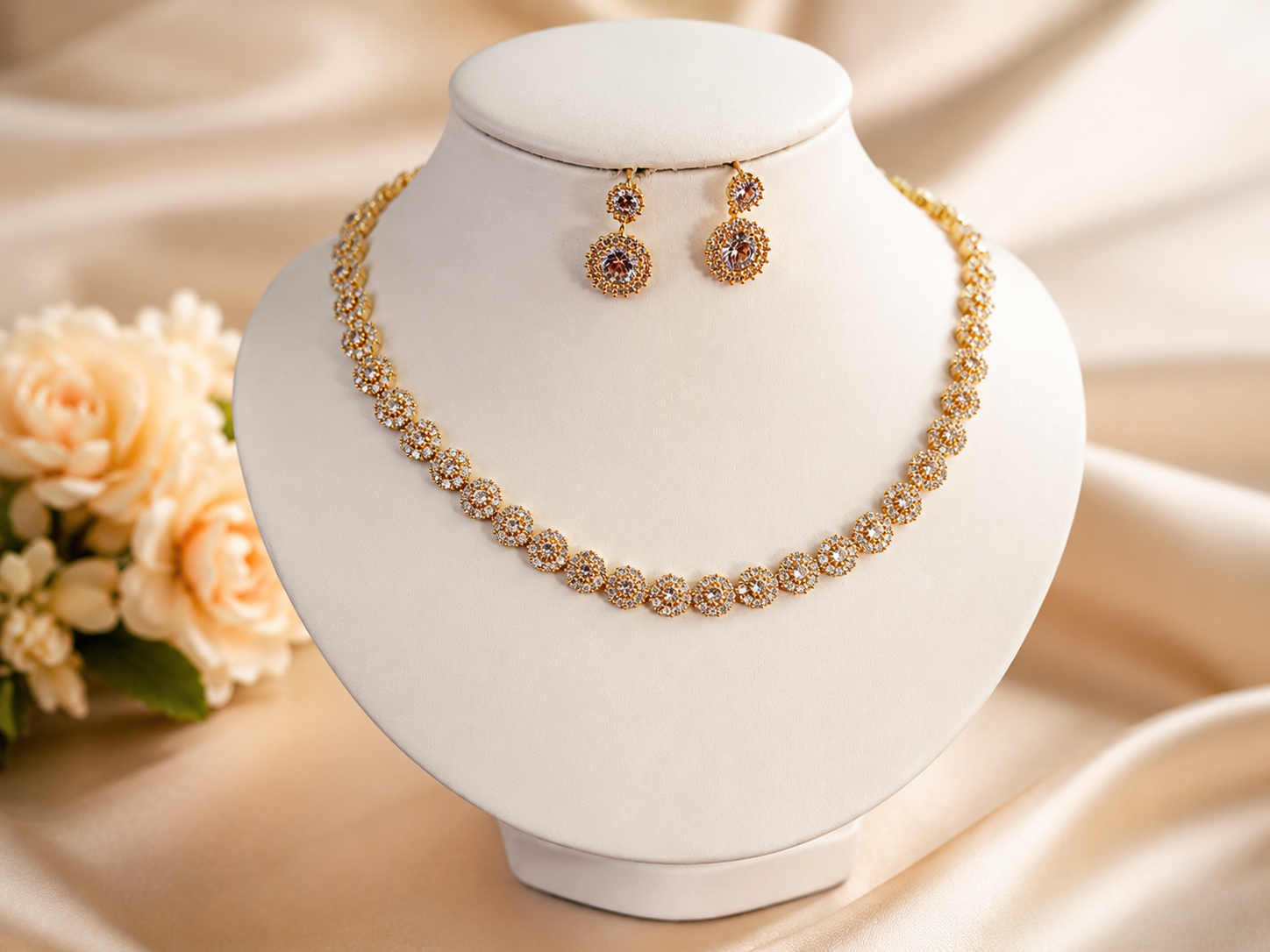 Zircon gold set