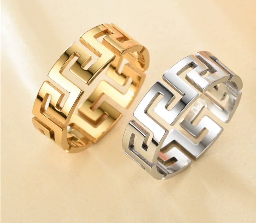 Titanium steel ring