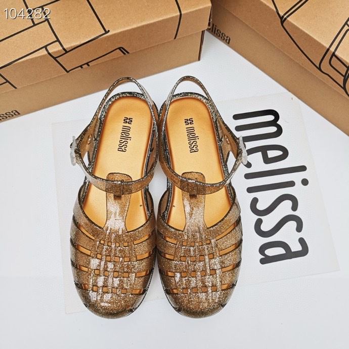 Melissa Sequin Toe-toe braided roman sandals