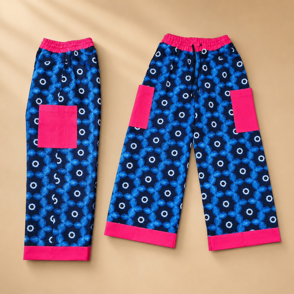Female pants - Ankara fabric