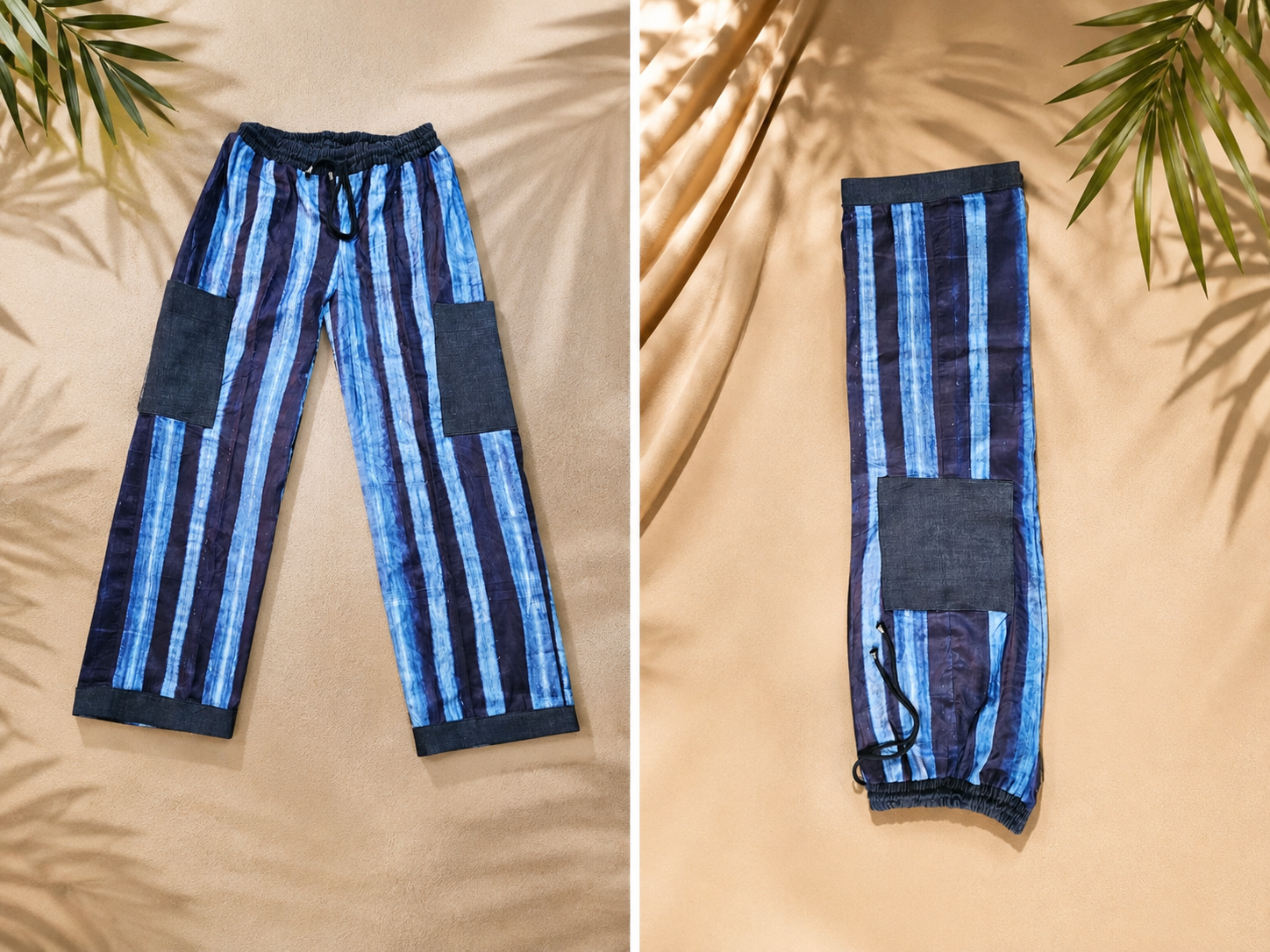 Female pants - adire alabere design