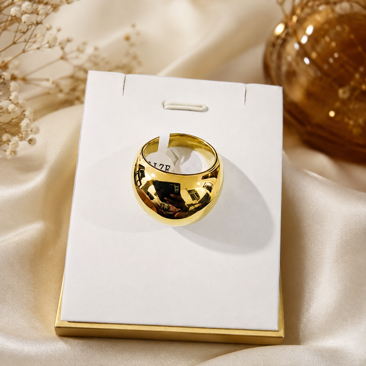 Big lobe Stainless steel ring