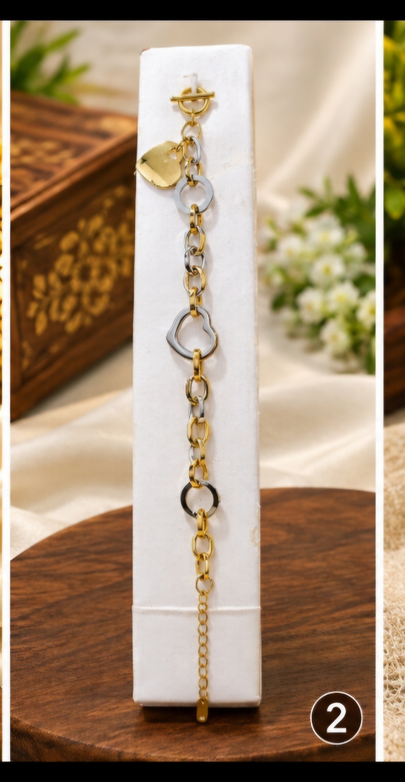Two tone bracelet